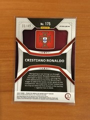 2022 Panini Prizm World Cup Cristiano Ronaldo Breakaway Blue /49 Portugal 2026