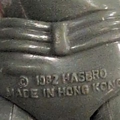 Hasbro Vintage 1992 Gray/Red/Brown Action Figure, Plastic, 1990s