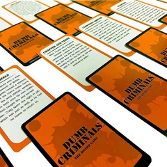 Dumb Criminals – Trivia Crime Board Game for Family, Adults, and Children (2-4 P
