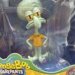 Spongebob Squarepants Mr. Krabs Patrick Squidward Set Metal 2.5” Figures House