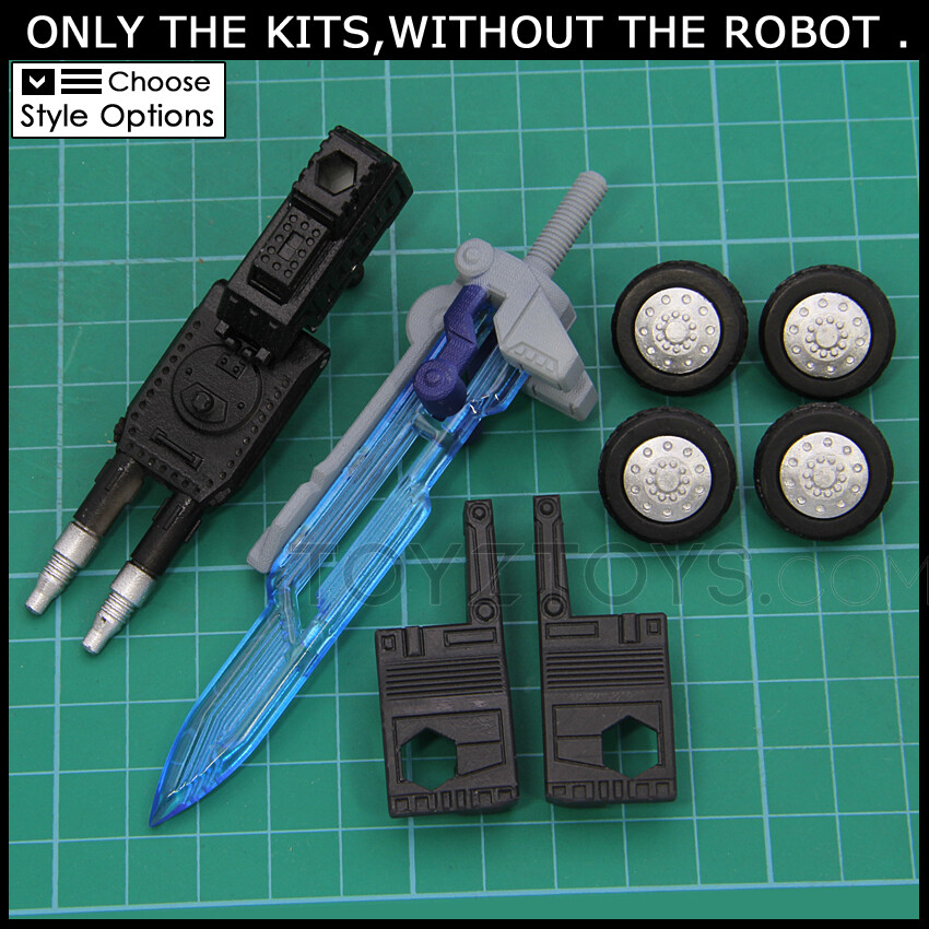Sword Gun Weapon Wheel Leg Filler Upgrade Kits For Legacy G2 Laser Prime OP