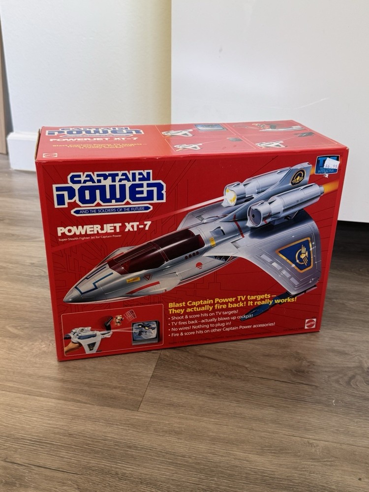 Vintage 1987 Captain Power PowerJet XT-7 Bandai Mattel – BRAND NEW & SEALED