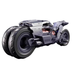 MODOKING Batman Ben Affleck Motorcycle Assembled model Toy Kit In Stock L:28CM