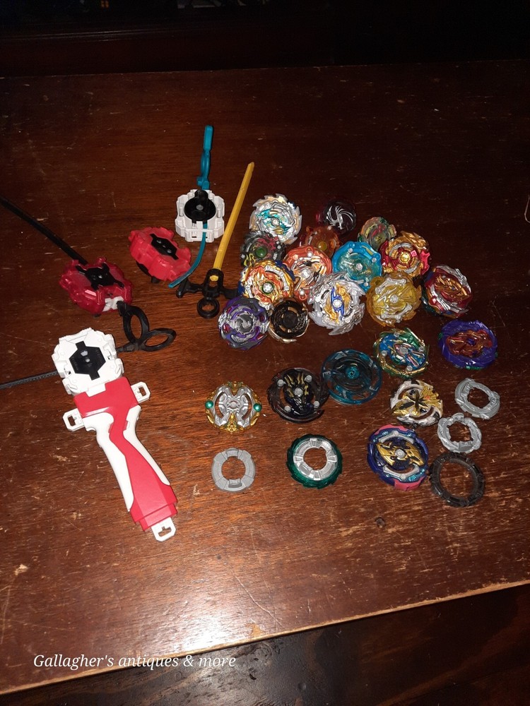BEYBLADE LOT Launchers Spinners Metal and Plastic