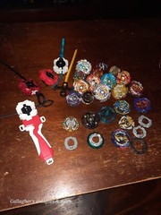 BEYBLADE LOT Launchers Spinners Metal and Plastic