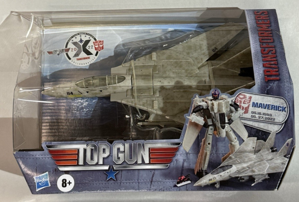*CREASED BOX* Transformers Top Gun MAVERICK Version 2 F-14 Tomcat Jet Mashup