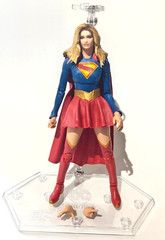 McFarlane DC Multiverse Supergirl + CUSTOM Head & Flight Stand