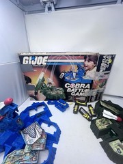 1982 Hasbro Vintage GI JOE Cobra Battle Game with Original Box Almost Complete