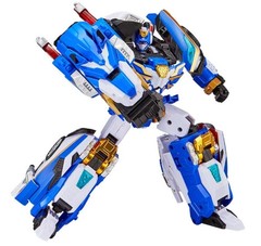 [NO BOX] Authentic Metal Cardbot W Red Blitz Transforming Robot Toy SAMG New
