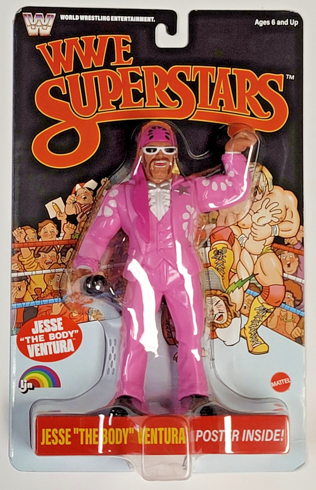 WWE Superstars Series 2 LJN Retro Jesse “The Body” Ventura Chase Black Card NEW