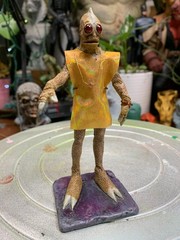 Land of the Lost prototype ENIK Sleestak custom miniature figure with base