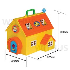 Happy Pororo House Play Set with Furniture Kids Toy House – Tracking 뽀로로하우스