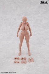 K-Toys KT02 1/12 Comics Buxom Girl Flexible Action Figure Body