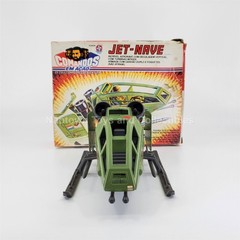 GI JOE COMANDOS EM ACAO JET-NAVE (SKY HAWK) 100% COMPLETE w/BOX BRAZIL ESTRELA
