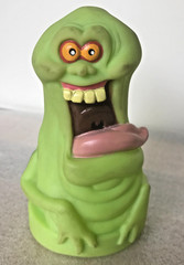 Vintage 1980s Ghostbusters Lot of 4 Stay Puft Slimer Kenner Mini Traps Columbia