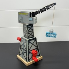 Thomas The Train Wooden Railway 1999 Cranky The Crane Vintage Britt Allcroft