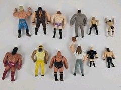 1990’s Lot 12 Vintage WWF Wrestling Collectibles Action Figures Titan Sports Inc