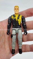 GI JOE COMANDOS EM ACAO CEREBRO (MACE) FIGURE 99% COMPLETE w/ACCS BRAZIL ESTRELA