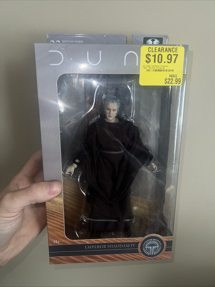 EMPEROR SHADDAM IV (DUNE: PART 2) Action Figure Christopher Walken McFarlane NEW
