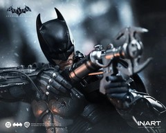 INART Batman Arkham Origins Battle Damaged 1/12 Figure DC Action Figure In Stock