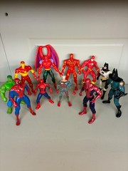 Vintage Toy Biz Marvel Xmen Spider-Man Batman Hulk Kenner Action Figure Lot