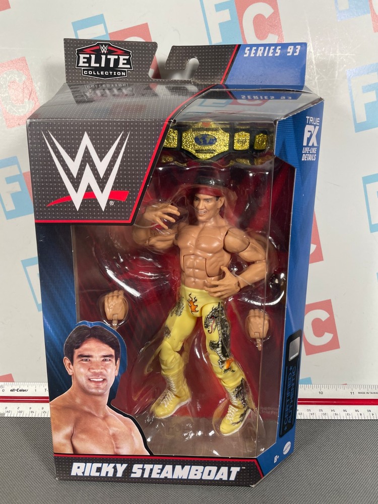 WWE Wrestling Mattel Elite Series 93 Ricky Steamboat Chase Figure TV Title