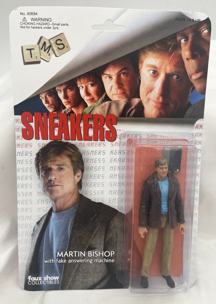 Rare Faux Show Collectibles Actor Figure -￼Martin Bishop Sneakers New –