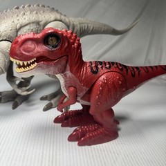 Lot Of 3 Dinosaur Toys Jurassic World, Zuru, T-Rex, Triceratops, Andominous