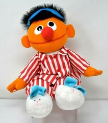 SESAME STREET Sing and Snore Ernie Plush Stuffed Interactive 16″ Doll Toy WORKS