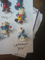 Vintage 1960s 1970s 1990 Smurfs Figures Lot of 11 Peyo Schleich Smurf Figurines