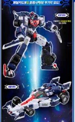 NEW Metal Cardbot S FLASHVECTOR Race Car Transformer Robot Figure / Korea