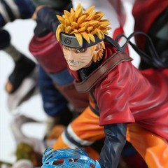 Naruto Jiraiya Minato Naruto Master Apprentice Anime PVC Figure Collectible 40cm