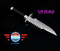 1/6 scale Military Knife for Hot Toys Phicen Soldier DRAGON 12”Action Figure