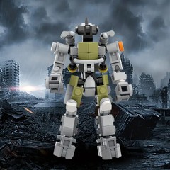MOC Robot Building Kit Armor Action Figure Collectible Model Toy Gift For Kids