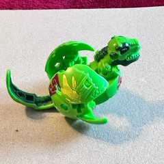 Bakugan Battle Brawlers Ventus T-Rex Green Dinosaur 600G Transforming Figure