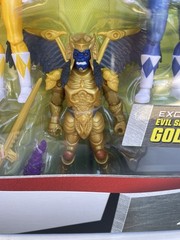 Goldar with Red Blue Pink Yellow & Black Rangers Action Figure 6-Pack
