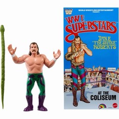 LJN WWE Superstars Jake “The Snake” Action Figure, 1980s Retro 8″ – Presale