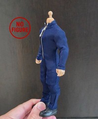 Handmade Blue body suit for 1/12 vtoy action figure (No Figure,Unbrand)