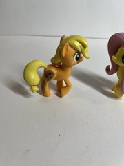 My Little Pony Hasbro 3” Figures MLP Lot of 3 Vinyl Figures Fluttershy Rarity