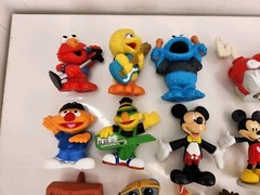 Lot Of 33 Small Figures Disney, Tsum, Sesame, Muppets + More. Vinyl & Plastic