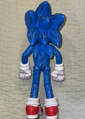 Sonic the Hedgehog Fully Jointed Blue Plastic Action Figure Collectible Toy