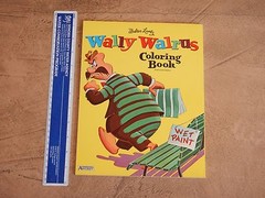 1962 WALTER LANTZ WALLY WALRUS COLORING BOOK HIGH GRADE UNUSED