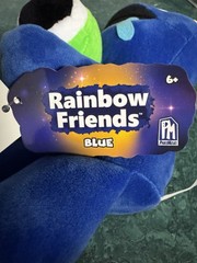 Rainbow Friends 15″ GIANT CYAN PLUSH Stuffed Toy Figure + Blue Yellow Sm 25 LOT