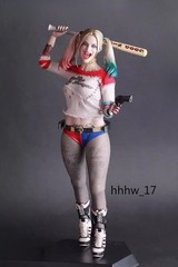 Crazy Toys Suicide Squad Authentic Harley Quinn Joker Cloth Figure Model Gifts