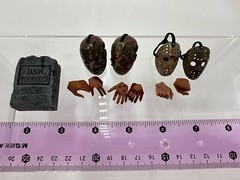 Jason Voorhees Accessories For Figures And Displays, Assorted Lot