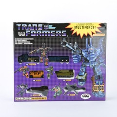 Transformers G1 Reissue Combacticon Multiforce 5 Figures Set Transforming Toys