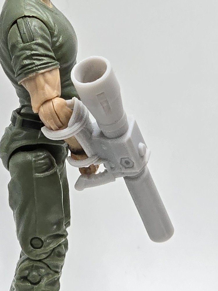 3d Printed Decepti-Viper Arm Cannon 1:18 3 3/4″ GI Joe 25th Anniversary B106