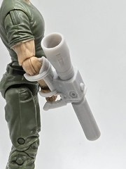 3d Printed Decepti-Viper Arm Cannon 1:18 3 3/4″ GI Joe 25th Anniversary B106