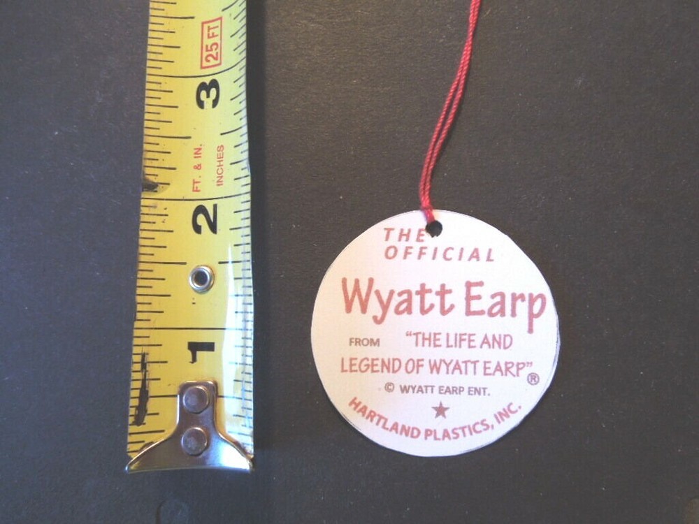 1950’s Wyatt Earp Hartland for Western Rider set custom 1 Hang Tag