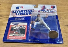 1988 Starting Lineup Fernando Valenzuela Los Angeles Dodgers SLU Figure Card MLB